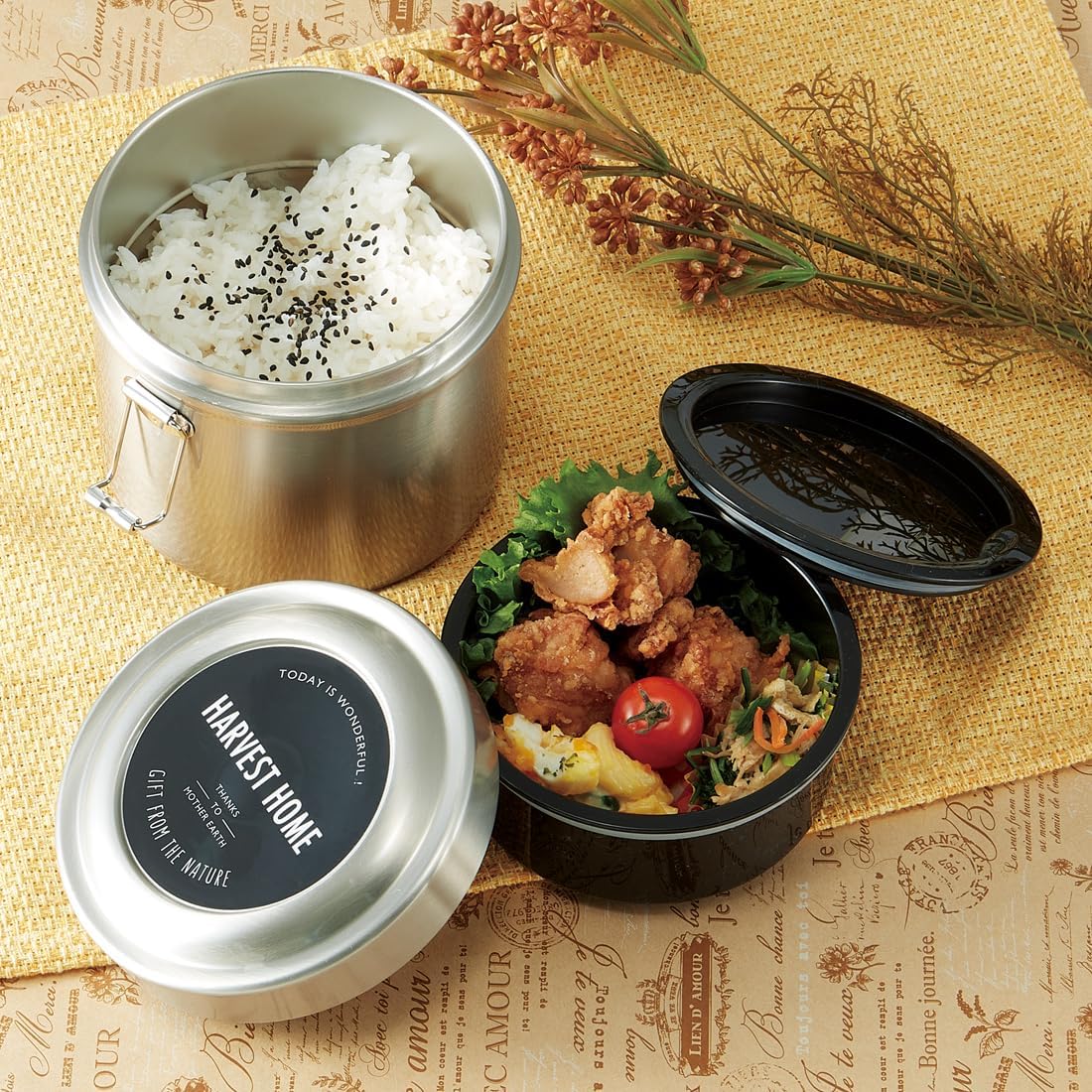 スケーター 保温丼ぶり弁当箱 840ml ステンレス 真空二重構造