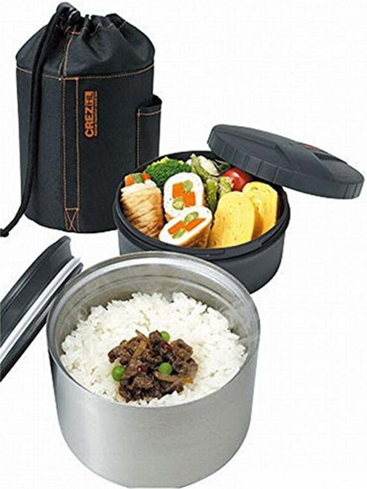 クレズHL ブラック 保温ランチボックス SLB-880