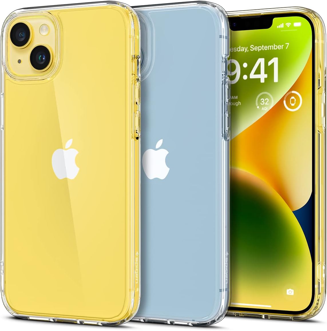 iPhone14ケース クリア TPUバンパー 2重構造 黄変防止 米軍MIL規格取得 耐衝撃 すり傷防止