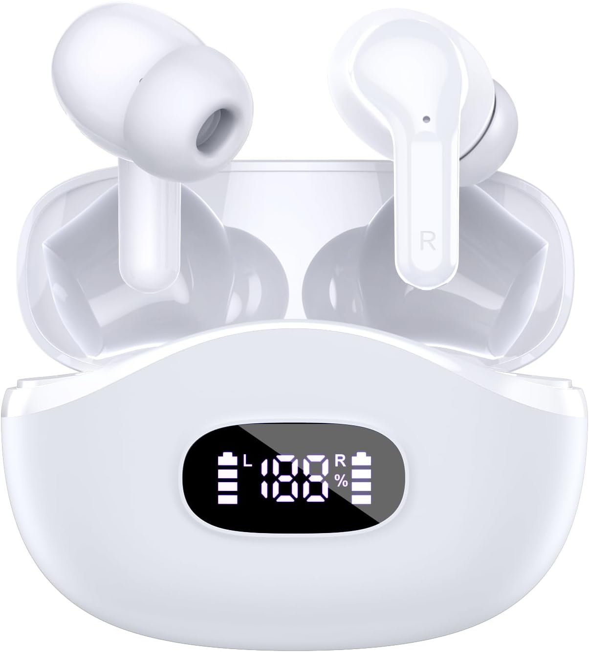 Bluetoothイヤホン ワイヤレス タッチ操作 ハンズフリー通話 自動ペアリング iOS/Android対応 2025年最新モデル