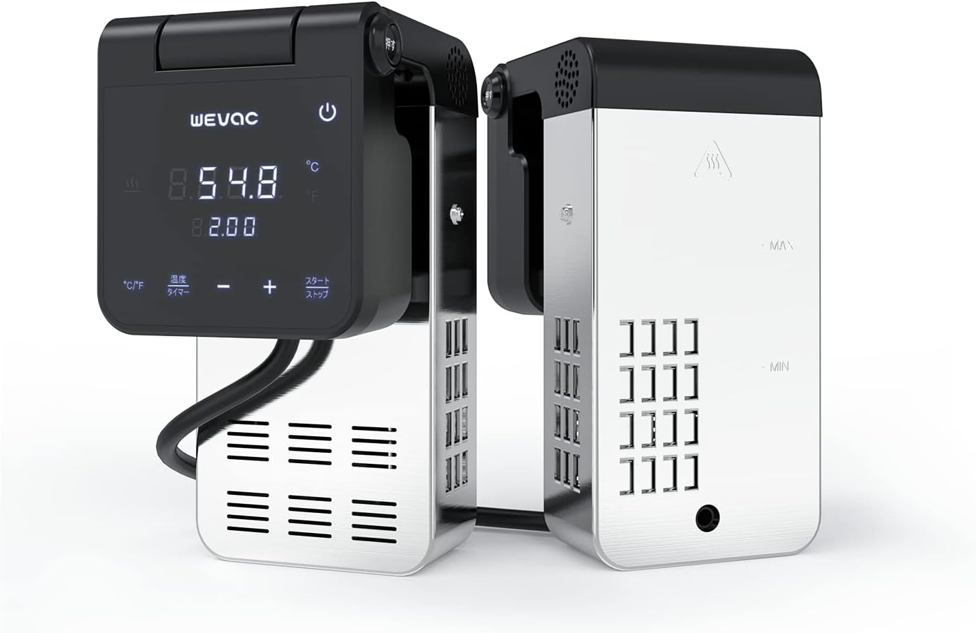 低温調理器 1100W スロークッカー 温泉卵・ローストビーフ対応 日本語取扱説明書・レシピ集付属