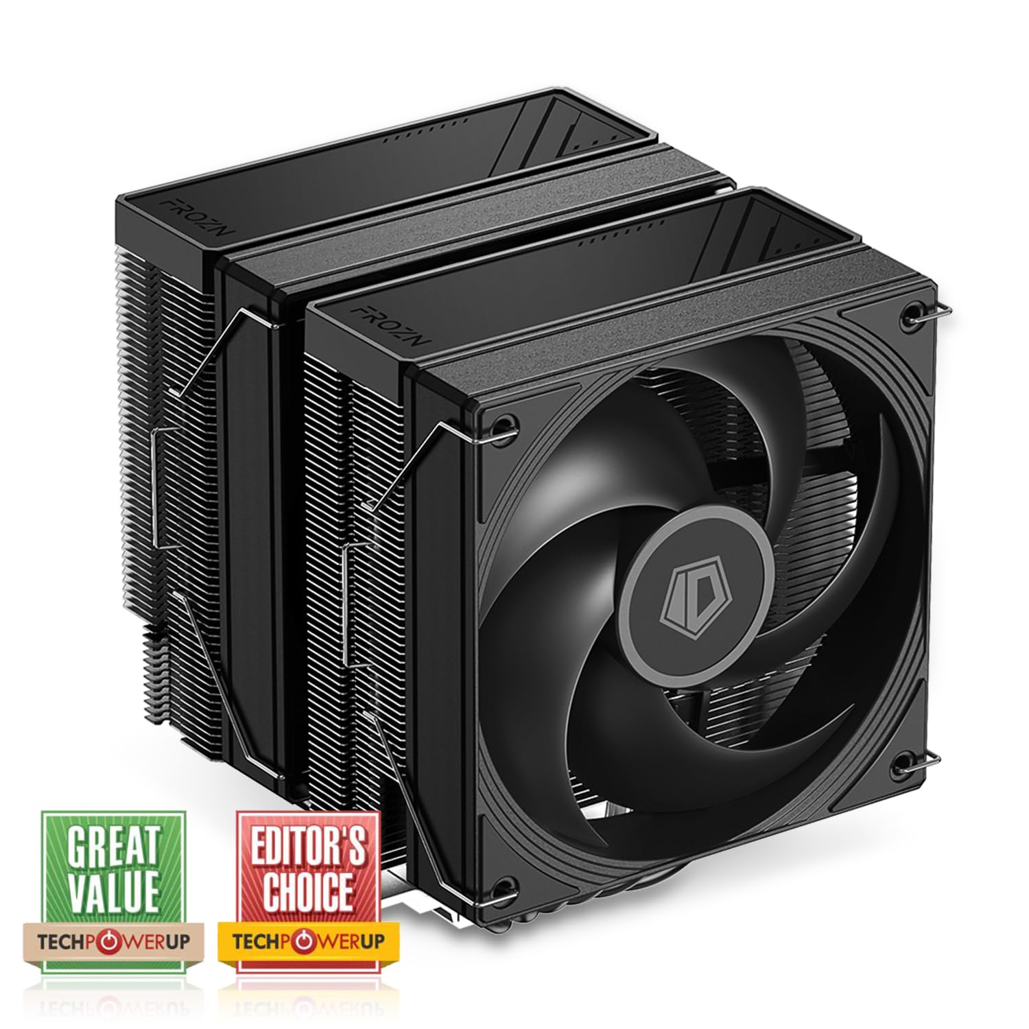 ID-COOLING FROZN A620 PRO SE - ブラックアウトデュアルタワー型CPUクーラー、6本熱管、静音ファン搭載、Intel AMD対応