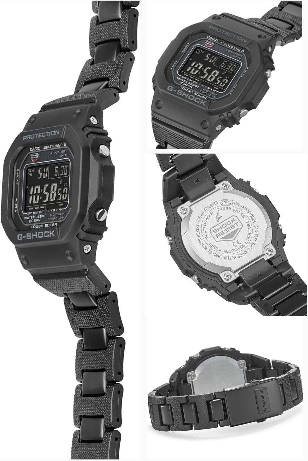 メンズ ブラック G-SHOCK 腕時計 GW-M5610UBC-1JF 【国内正規品】