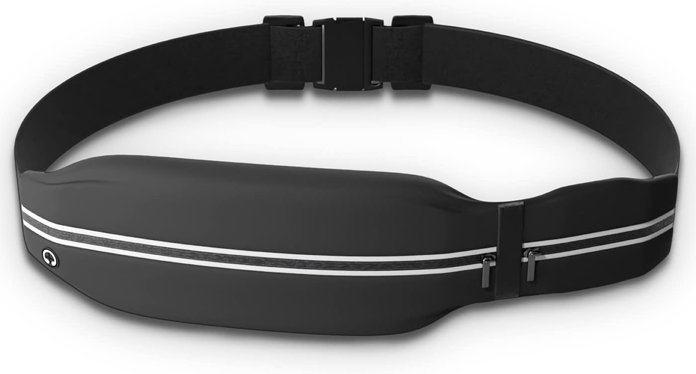 日本代表ランナー監修 軽量揺れないウエストポーチ スマホ収納大容量 ボディバッグ ユニセックス
