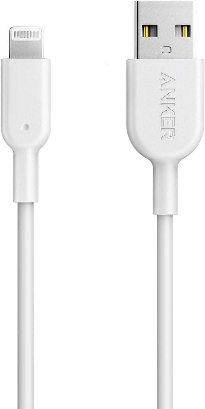 Anker PowerLine II MFi認証ライトニングケーブル 0.9m ホワイト (iPhone 14/13/12/11/X/8 Plus対応)