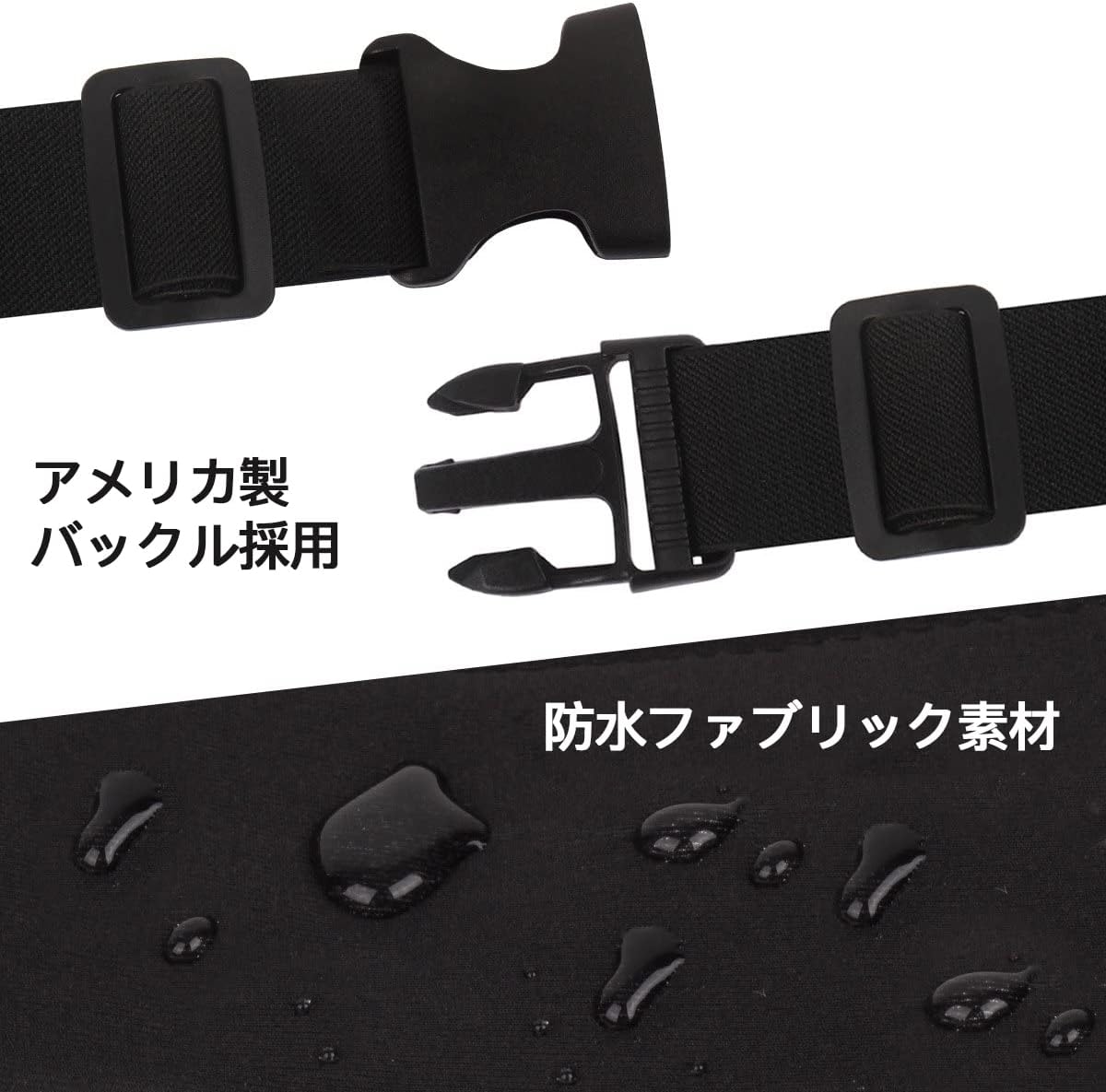 ランニングポーチ 軽量 防水 薄型 おしゃれ メンズ・レディース用