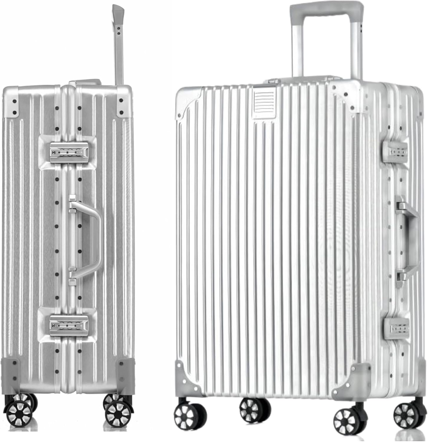 大型アルミフレームの超軽量キャリーケース 旅行・出張用 90L（機内持ち込み可）