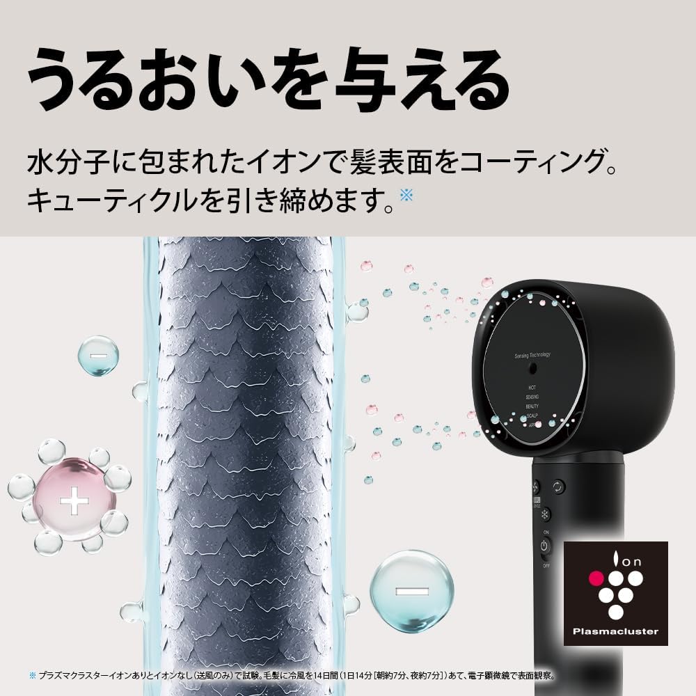 プラズマクラスター 美髪ドライヤー 大風量・速乾・静電気抑制 ベージュ系限定色