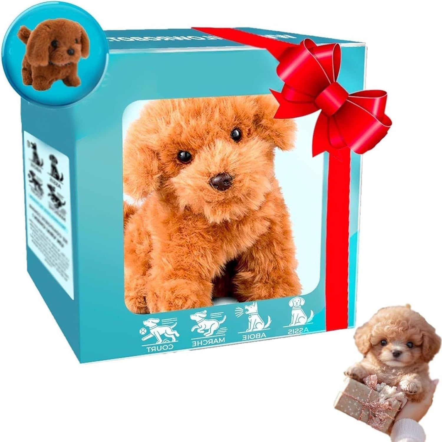 2025年モデル AIロボット犬 インタラクティブぬいぐるみ 大人向け