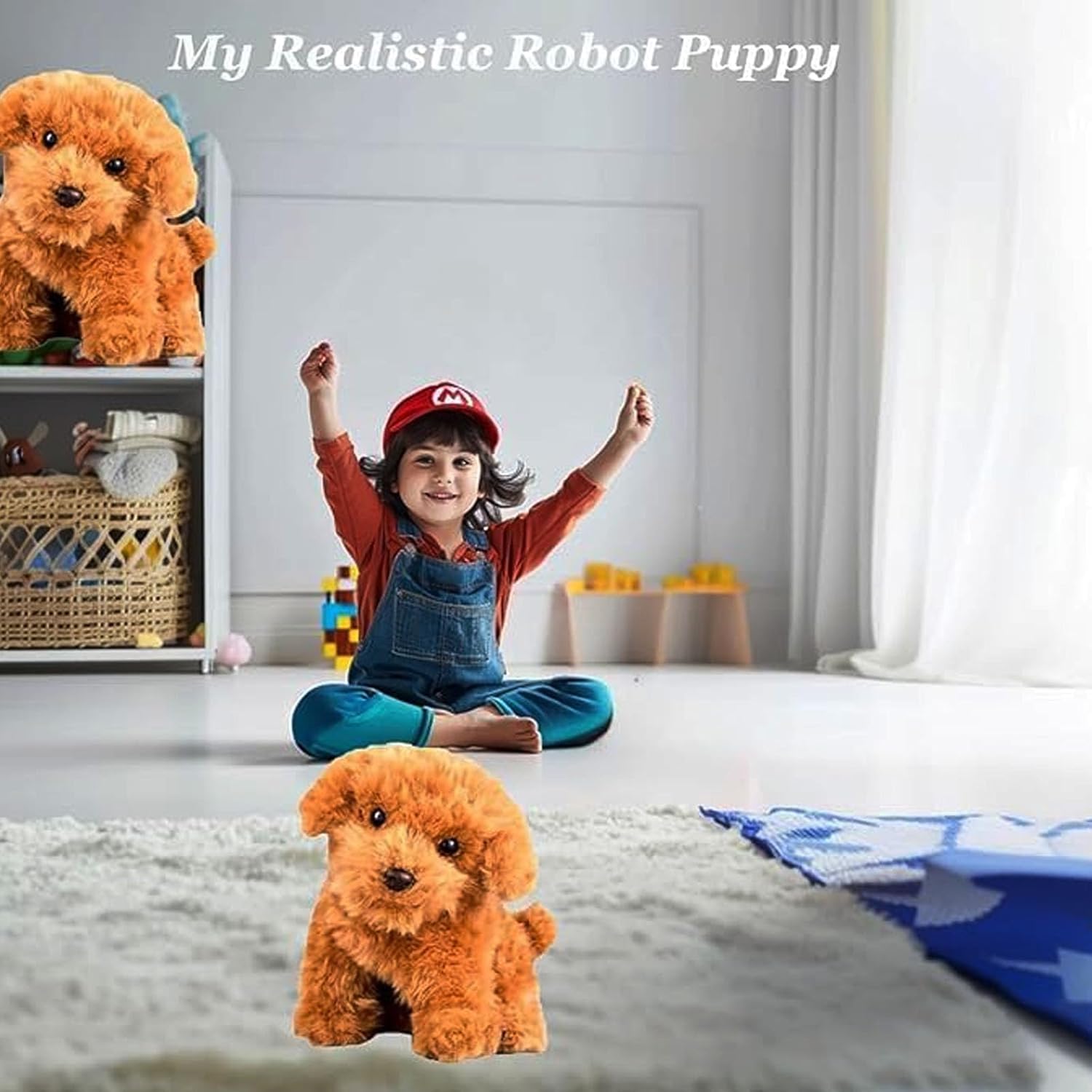2025年新型AIロボット犬 - 本物の犬のように歩く子犬型ロボット