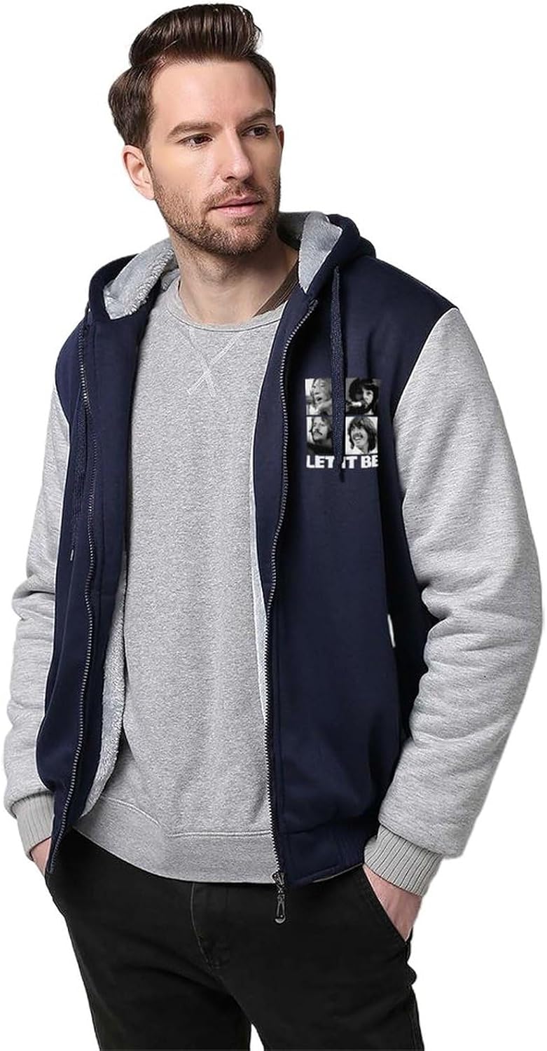 ビートルズ ジャージ パーカー メンズ 暖かい フード付き スウェット ストリートファッション S-5XL