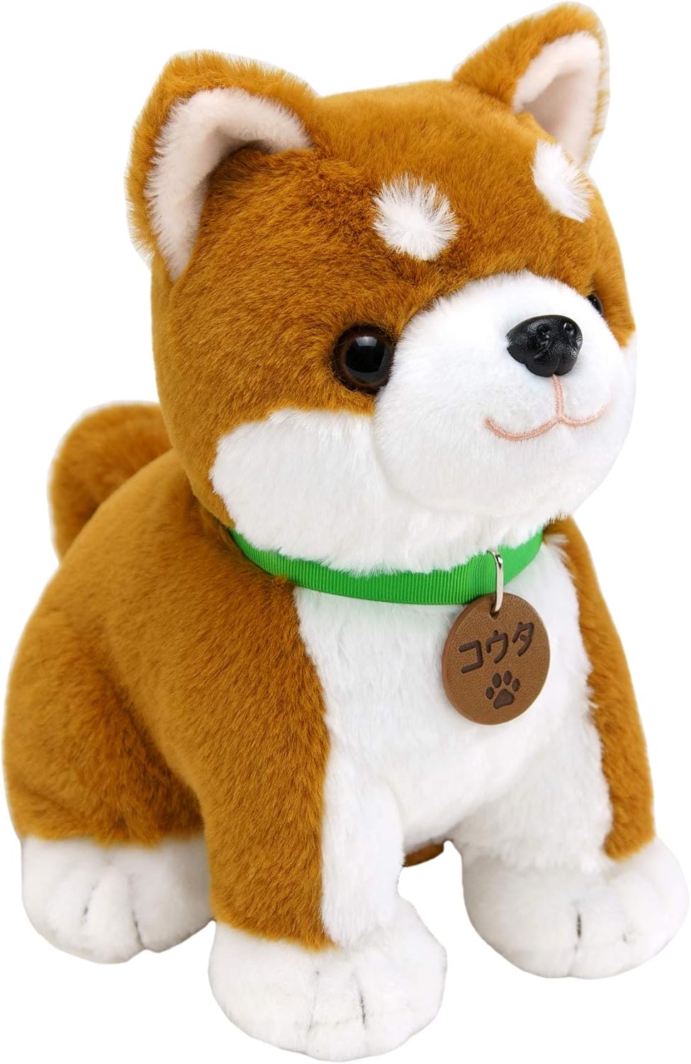 高齢者向け 音声認識 しばいぬコウタ ぬいぐるみ バンダナ付き プレゼントに最適