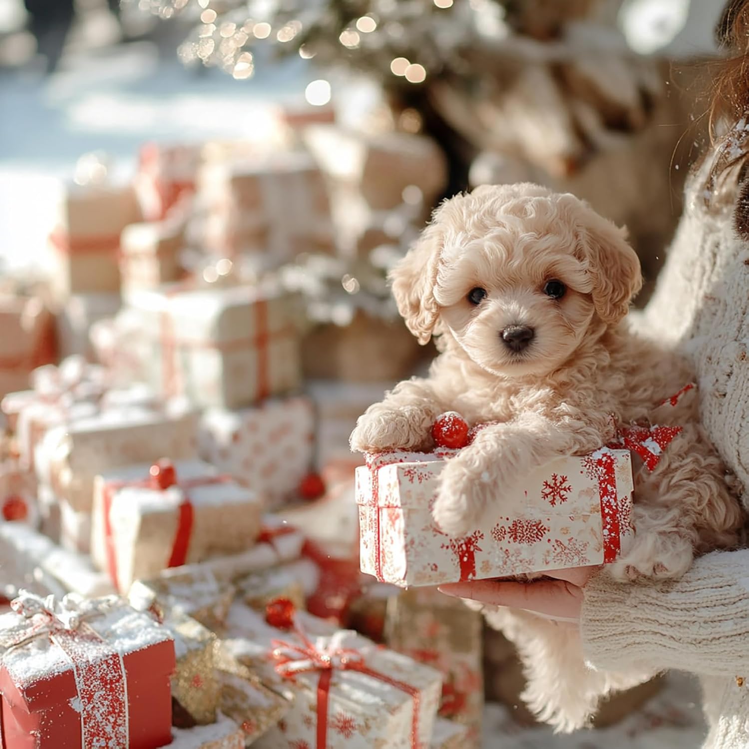 Ai搭載インタラクティブロボット犬 - 子供向けリアルな動きのおもちゃ(茶色)