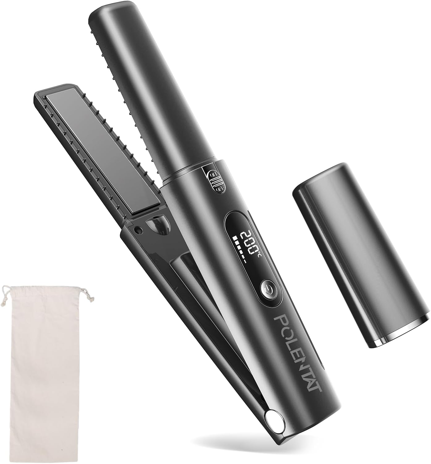 コードレス USB充電式ヘアアイロン 2way ミニ ストレートアイロン 旅行・出張対応