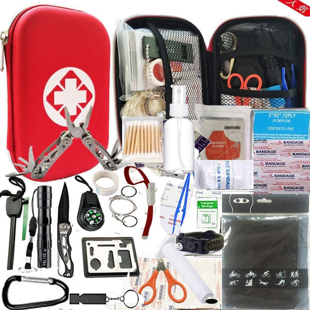 アウトドア・登山用携帯型救急セット － 災害時の緊急応急キット