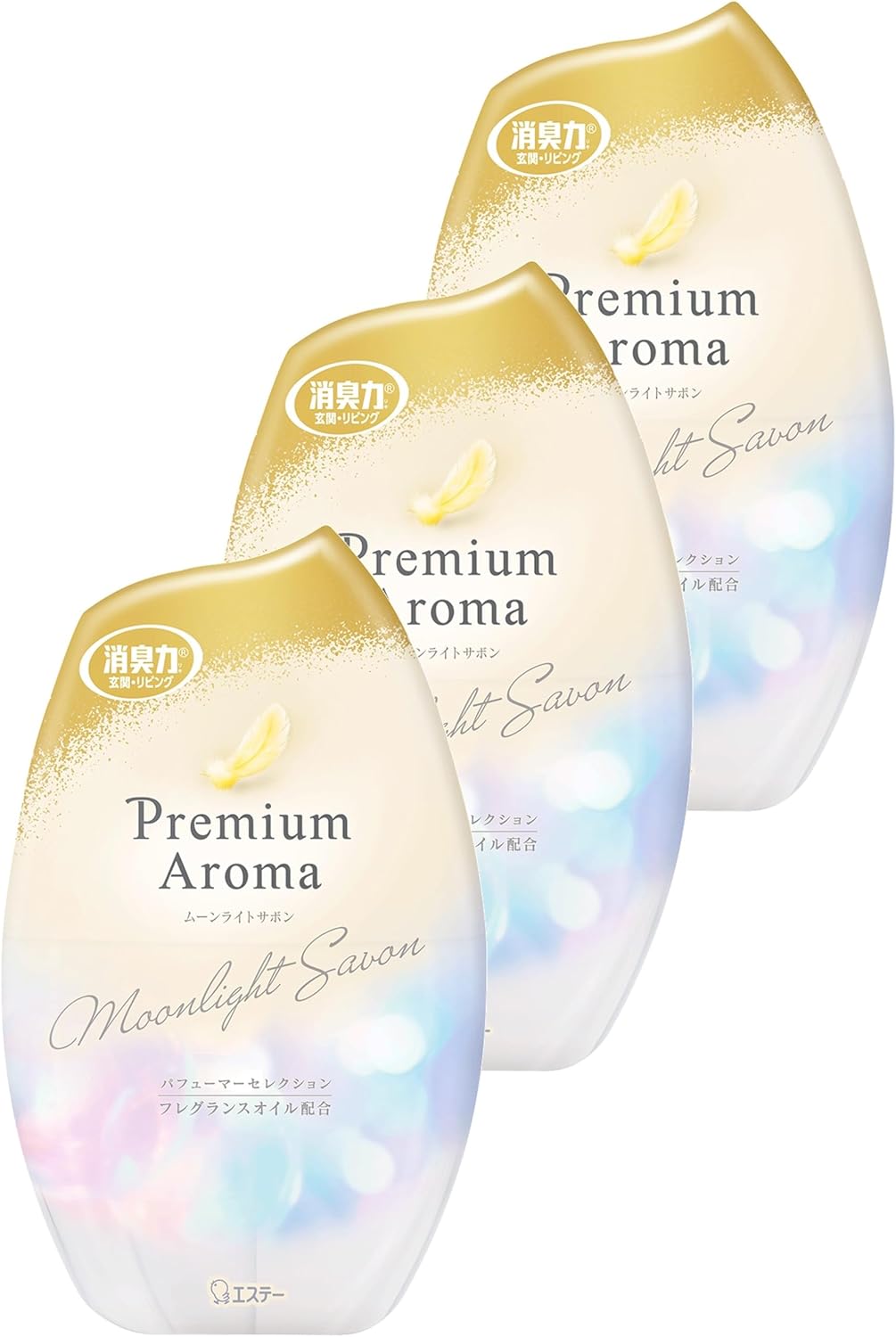 ムーンライトサボンの部屋用消臭剤プレミアムアロマ 400mL×3個 まとめ買い
