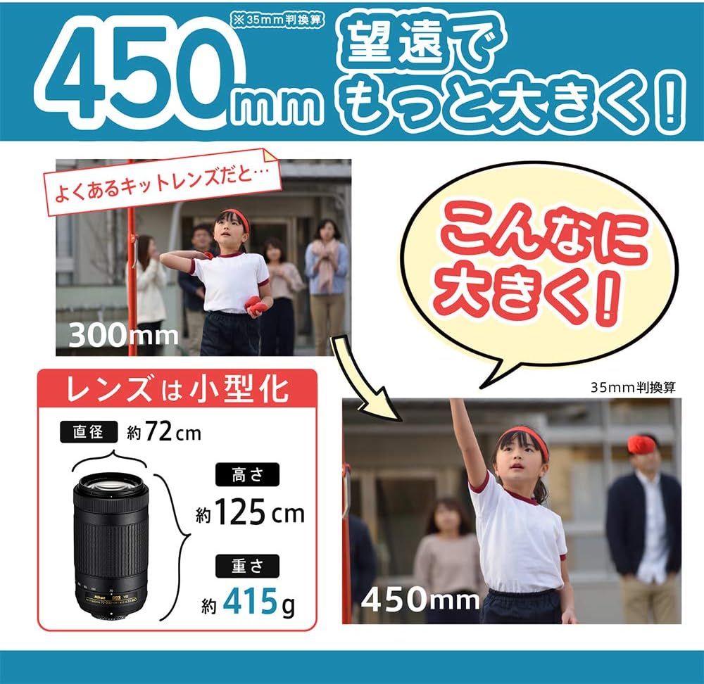 Nikon D5600 ダブルズームキット ブラック 輝く瞬間をキャッチ