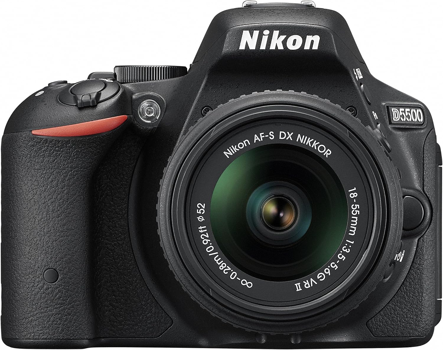 Nikon D5500 デジタル一眼レフカメラ 2416万画素 タッチパネル 18-55VRIIレンズキット ブラック