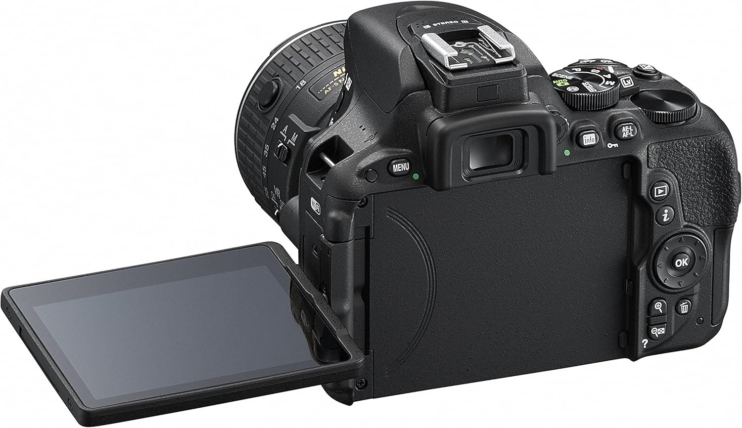 Nikon D5500 デジタル一眼レフカメラ 2416万画素 タッチパネル 18-55VRIIレンズキット ブラック