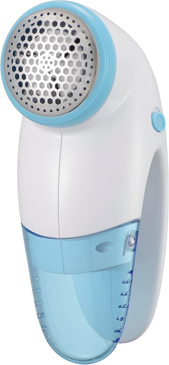 電動毛玉取り器 スリムグリップ型 けだまとり ブルー KAJ-KE506R