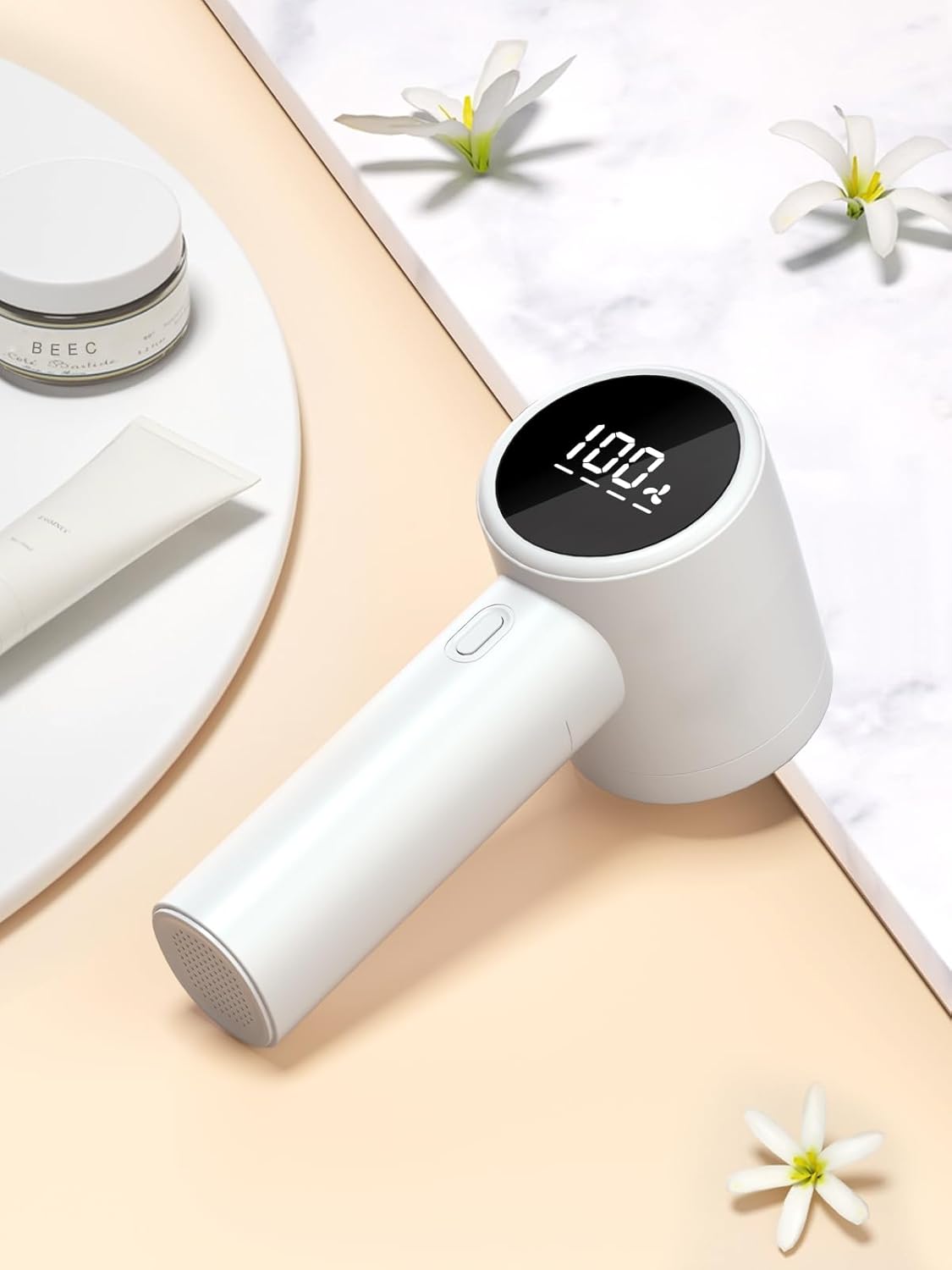 毛玉取り器 4段階風力調整 電動タイプ Type-C充電式 LCD液晶ディスプレイ付き