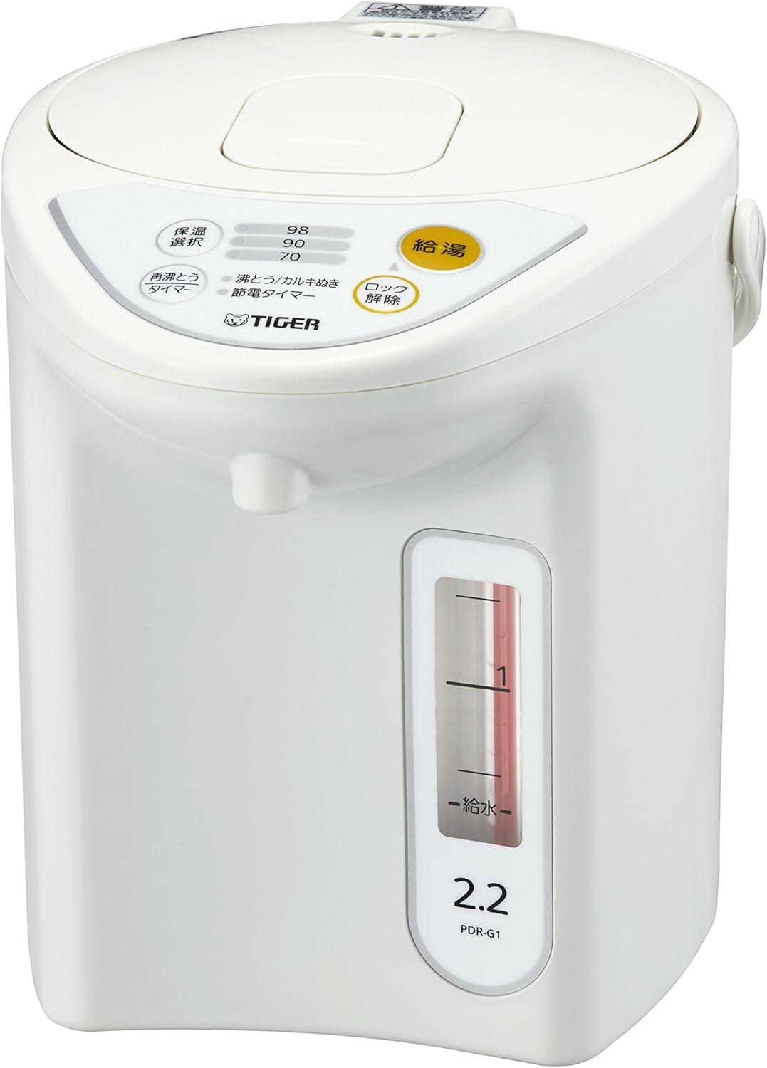 タイガー 2.2L マイコン 電気ポット ホワイト PDR-G221-W
