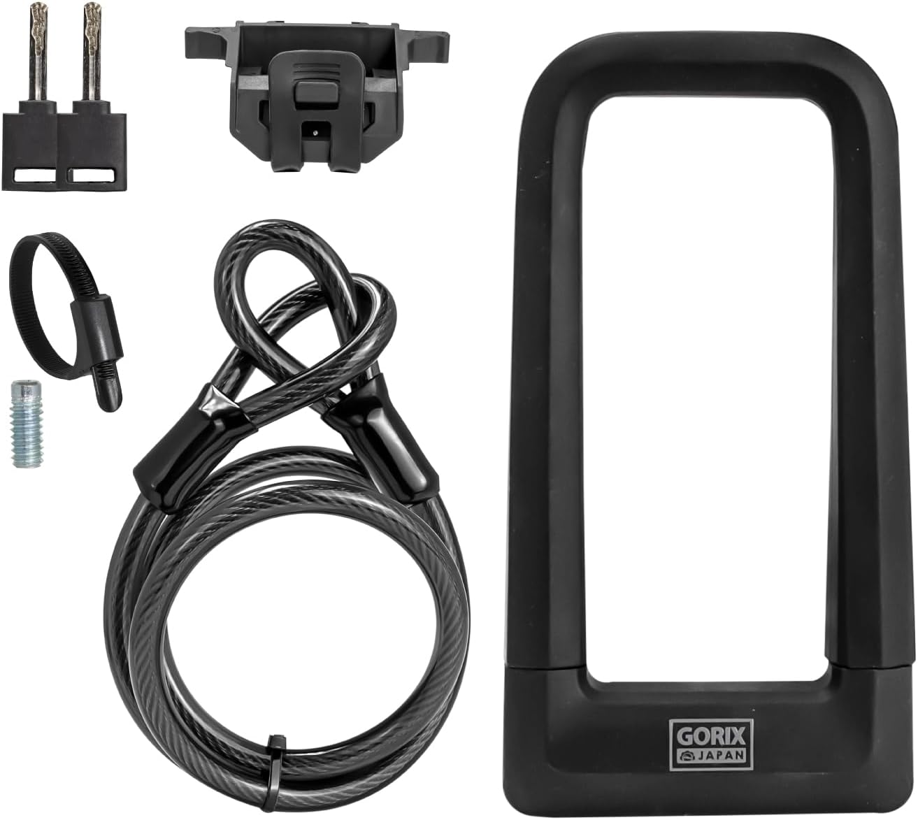 自転車盗難防止用高強度U字ロック（ゴリックス GL-ULOCK）