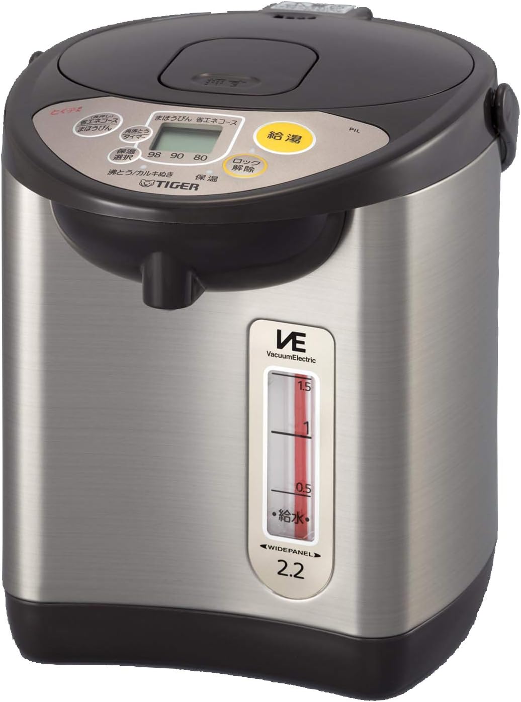 省スチーム・省エネ電気ポット 2.2L ブラウン 煮込みとく子さん PIL-A220-T