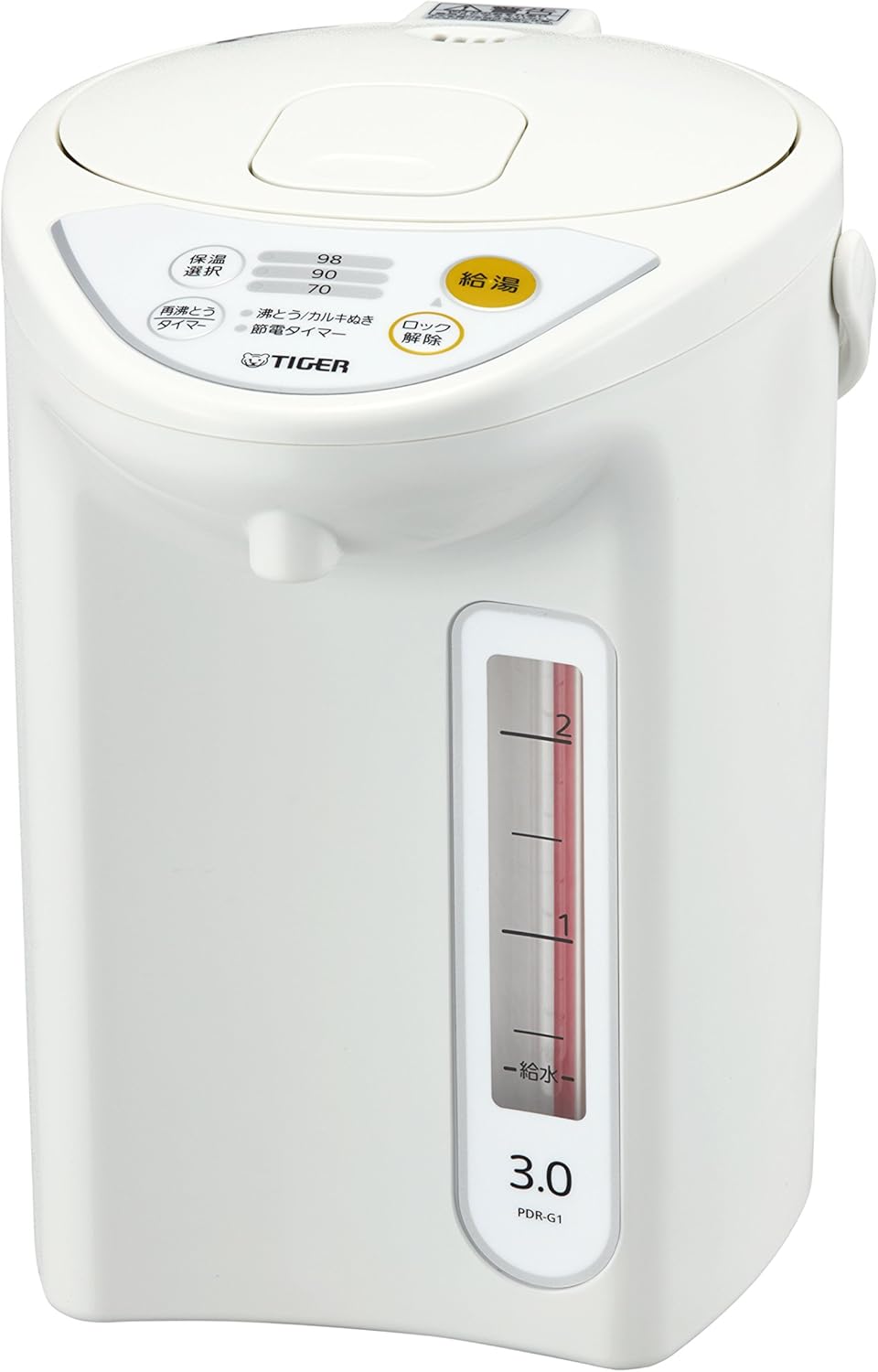 タイガー 3L マイコン電気ポット ホワイト PDR-G301-W