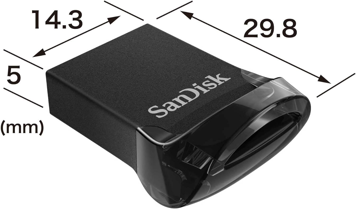 USBメモリ 256GB 超小型 SanDisk Ultra Fit USB 3.2 新パッケージ