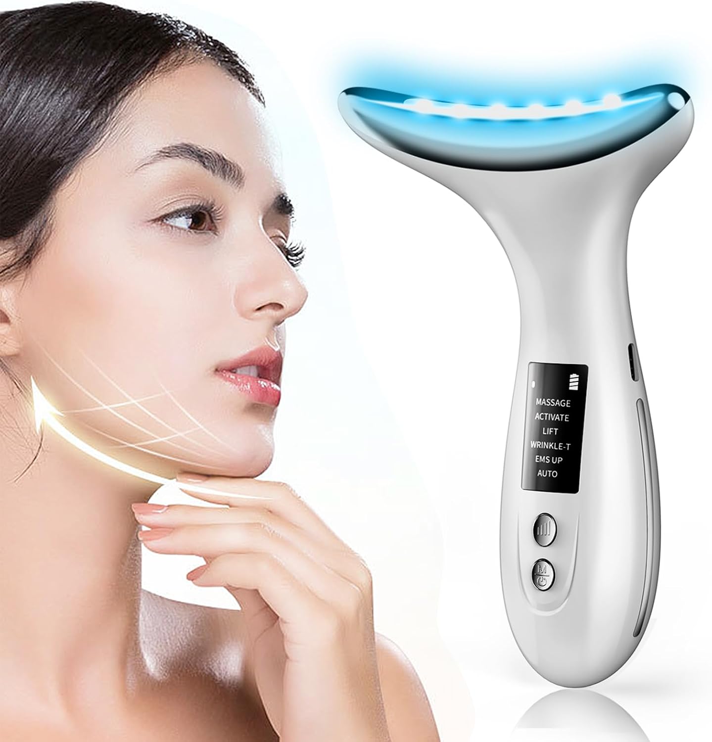 EMS6モード多機能USB充電式美顔器 - 毛穴ケア・リフトアップ用、男女兼用【誕生日・記念日・母の日・父の日ギフト】
