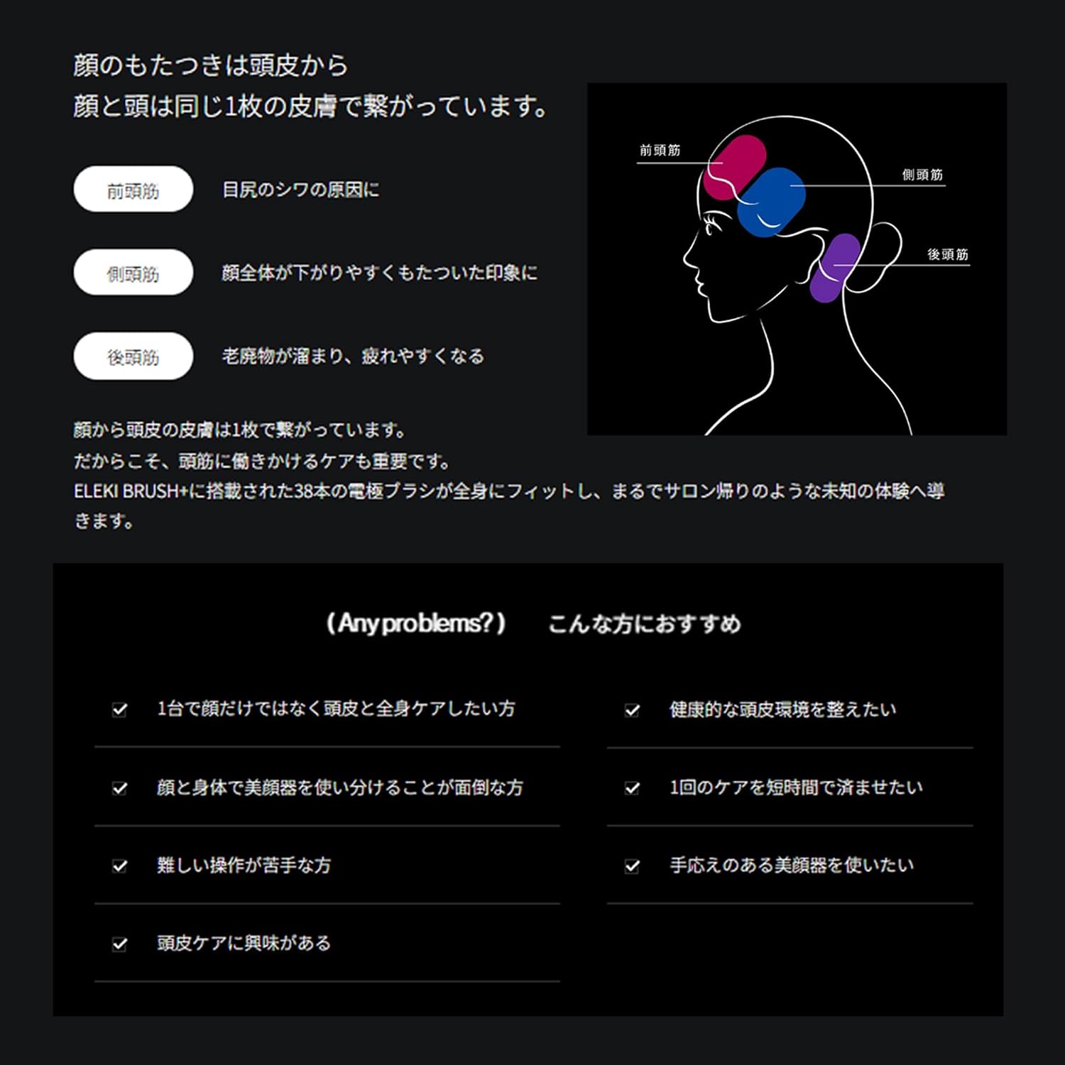美顔器ブラシ「Brighte ELEKI BRUSH+」EMS搭載・サロン級フェイスケア