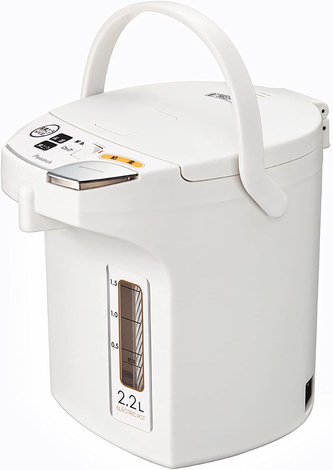 保温機能付き2.2L電気ポット ステンレス内容器 WMJ-22 ホワイト