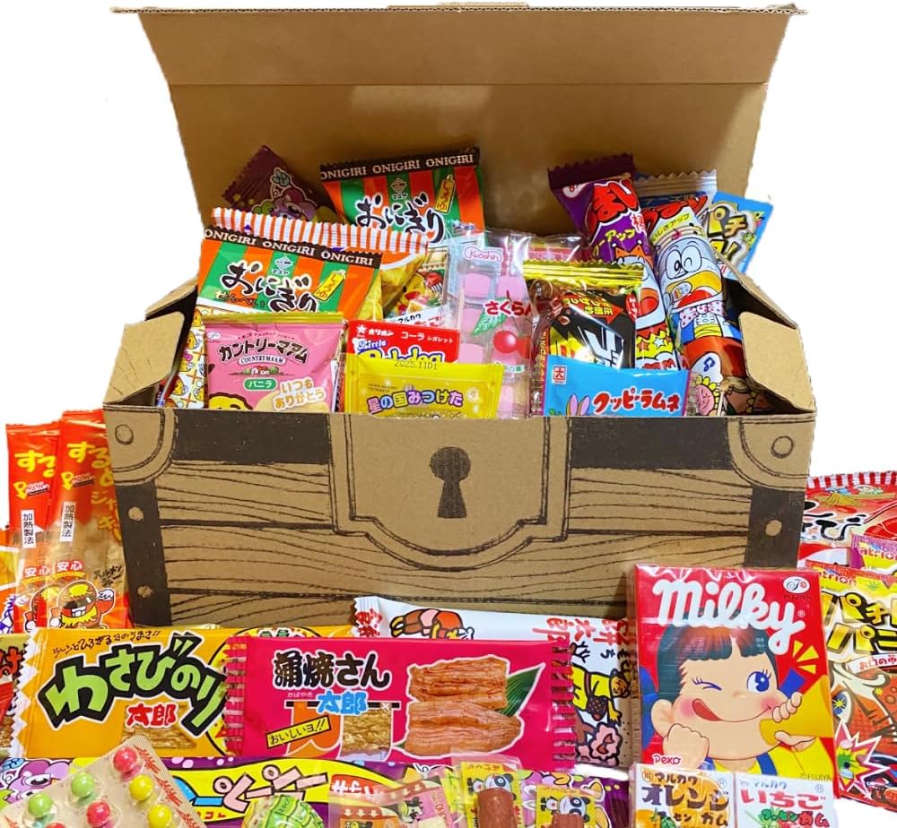 駄菓子詰め合わせ40点セット 宝箱ギフト
