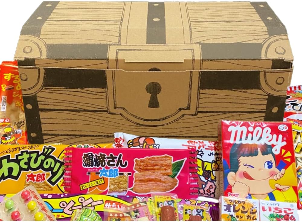 駄菓子詰め合わせ40点セット 宝箱ギフト