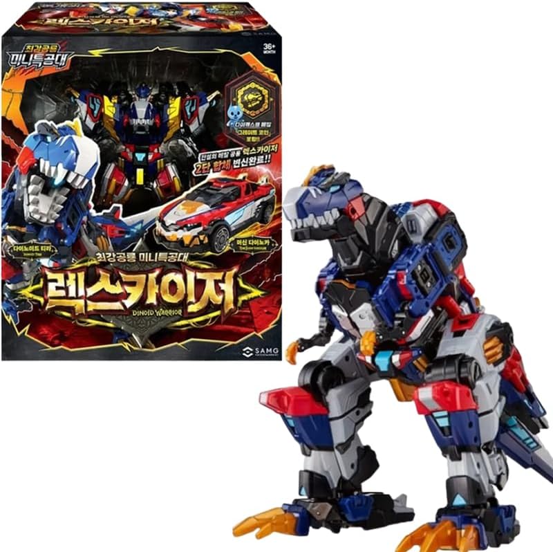 ミニフォース ダイノイド レックスカイザー 3モード変形ロボットおもちゃ