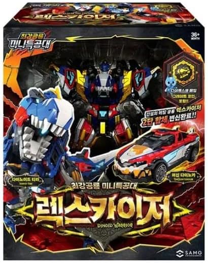 ミニフォース ダイノイド レックスカイザー 3モード変形ロボットおもちゃ