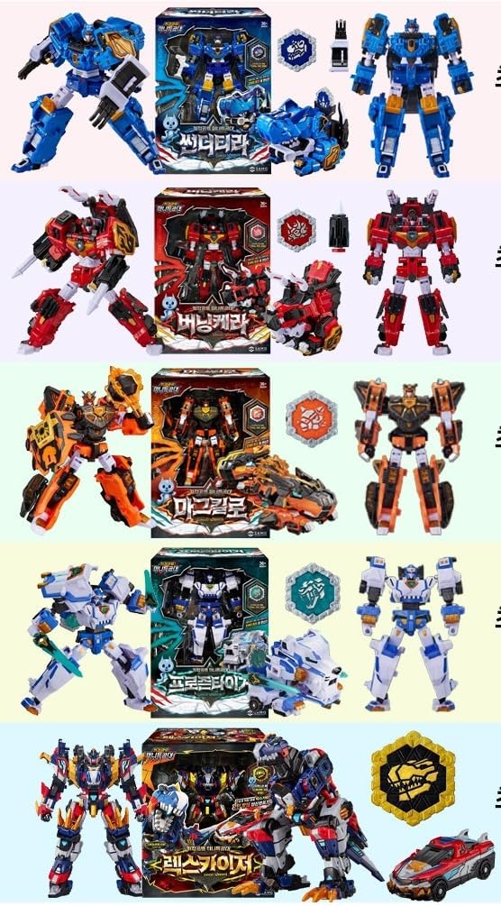 ダイノイド レックスカイザーD6 合体ロボット 5体セット【正規品】