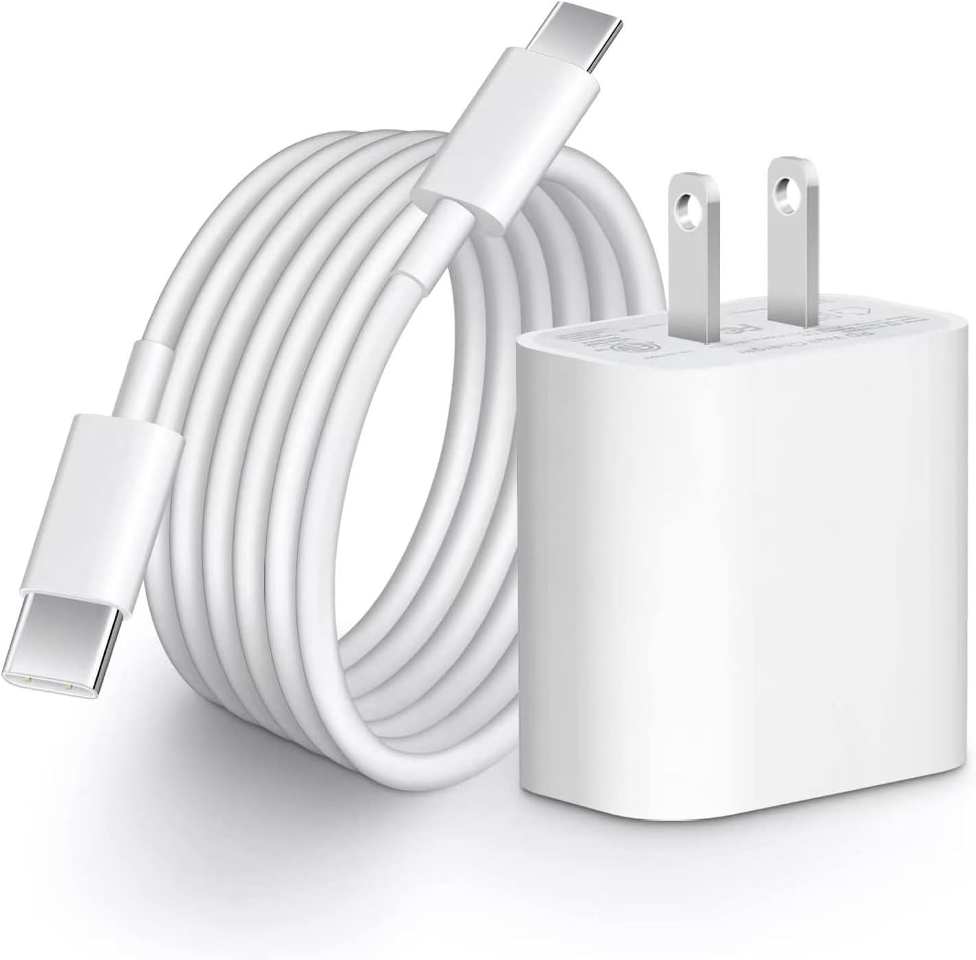 iPhone16対応 20W PD急速充電器 USB Type-C 2Mケーブル付 正規MFi認証/PSE認証
