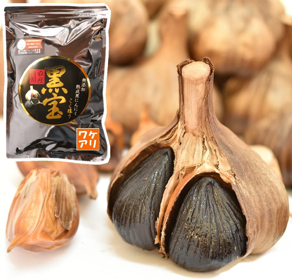 青森県産 発酵黒にんにく バラタイプ 500g (2か月分)