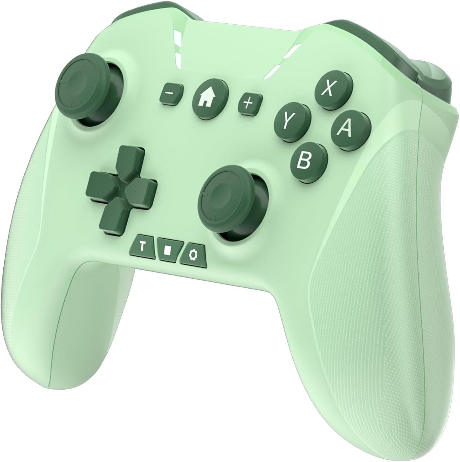 Switch対応ゲームパッド Bluetooth接続 背面ボタン搭載 マクロ機能 スリープ復帰 レイアウト切替 (マカロン青)