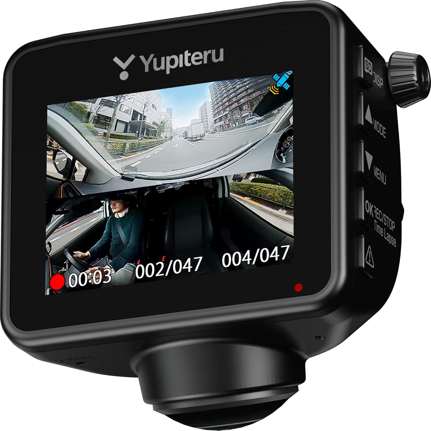 全周囲360°対応 ユピテル ドライブレコーダー Q-21A 車両取付サービス付