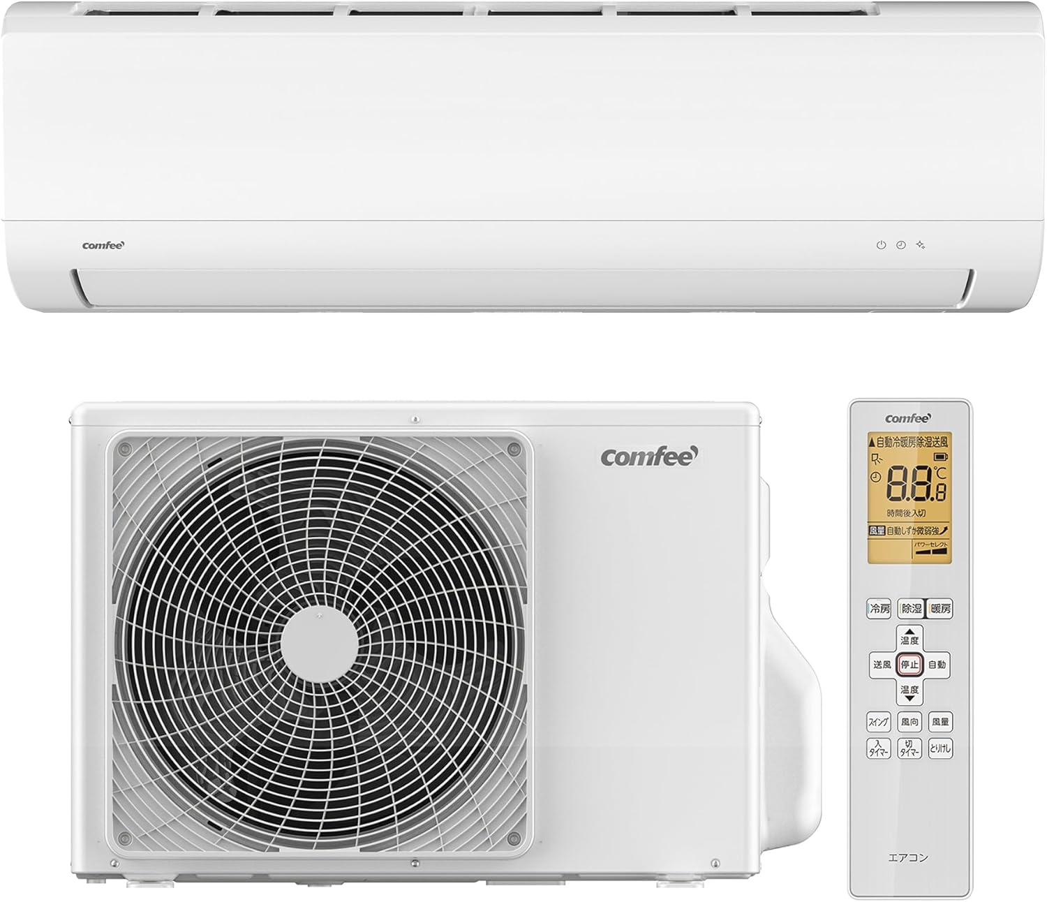[家庭用] COMFEE' 6畳用 エアコン 冷暖房 除湿 静音 大風量 2025年モデル