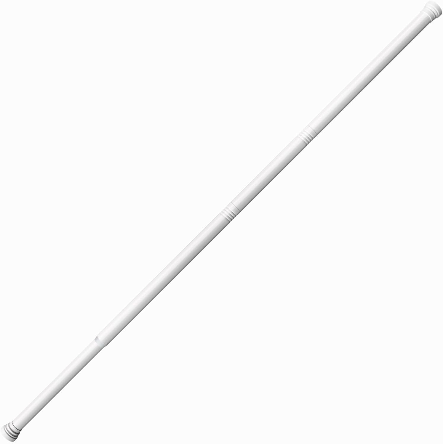 強力耐荷重のつっぱり棒 100~127cm 調整可能 スプリングポール ホワイト