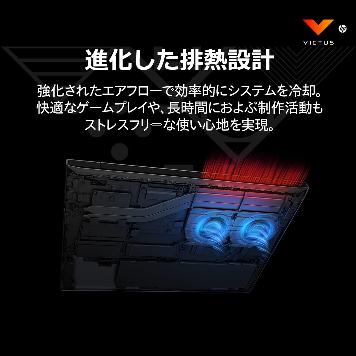 HP ゲーミングノートパソコン Victus 15.6インチ i7/16GB/512GB SSD/RTX 3050 Ti/144Hz