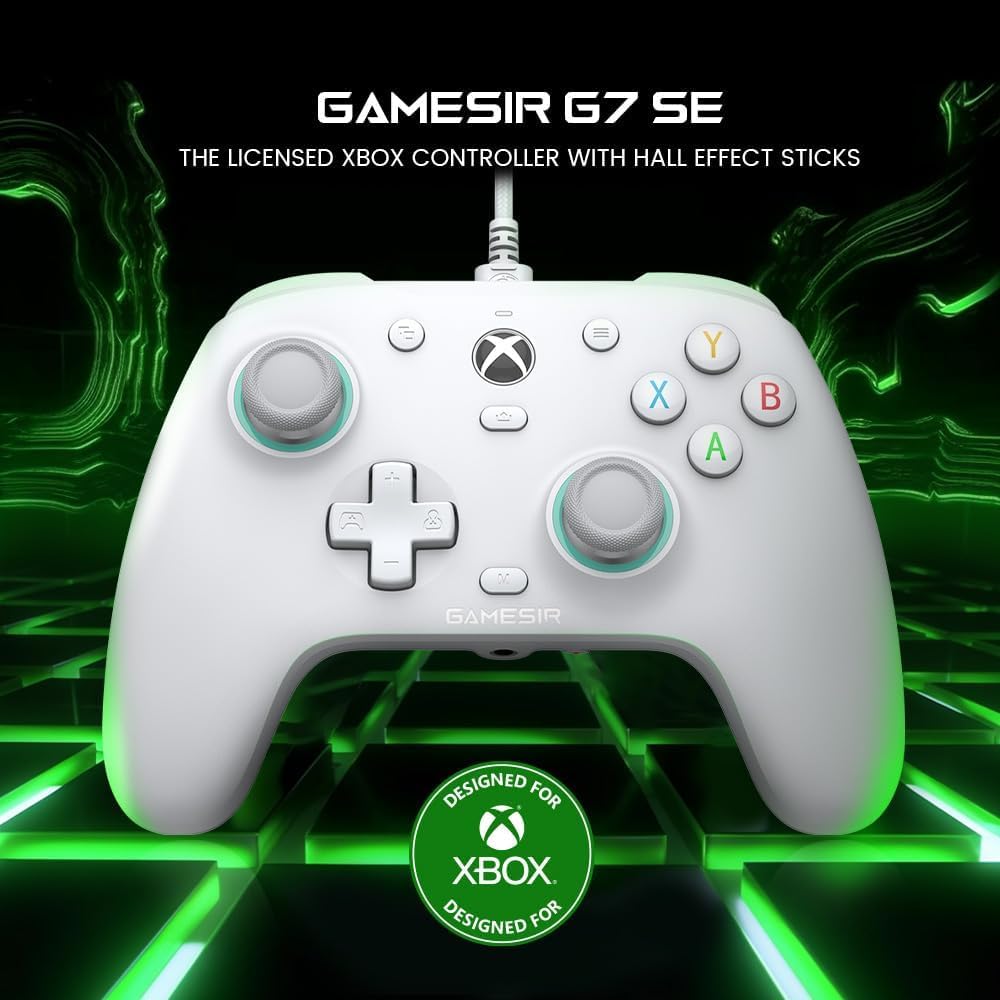 GameSir G7 SE 有線コントローラー Xbox One/Xbox Series X|S/PC用 ゲームパッド 3.5mmオーディオジャック付き