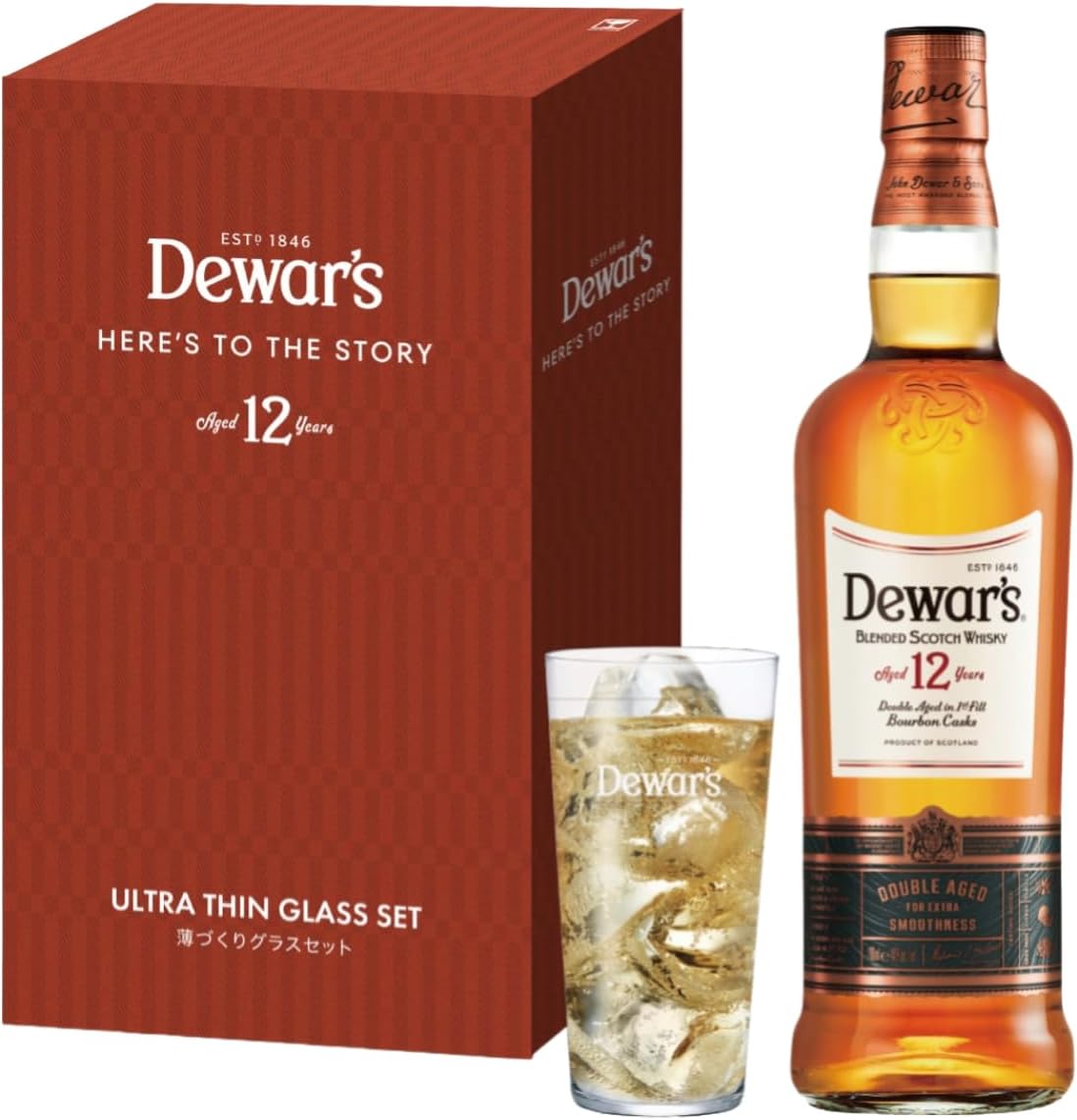 12周年記念 デュワーズ 12年 ブレンデッドスコッチウイスキー 700ml ギフトボックス入り