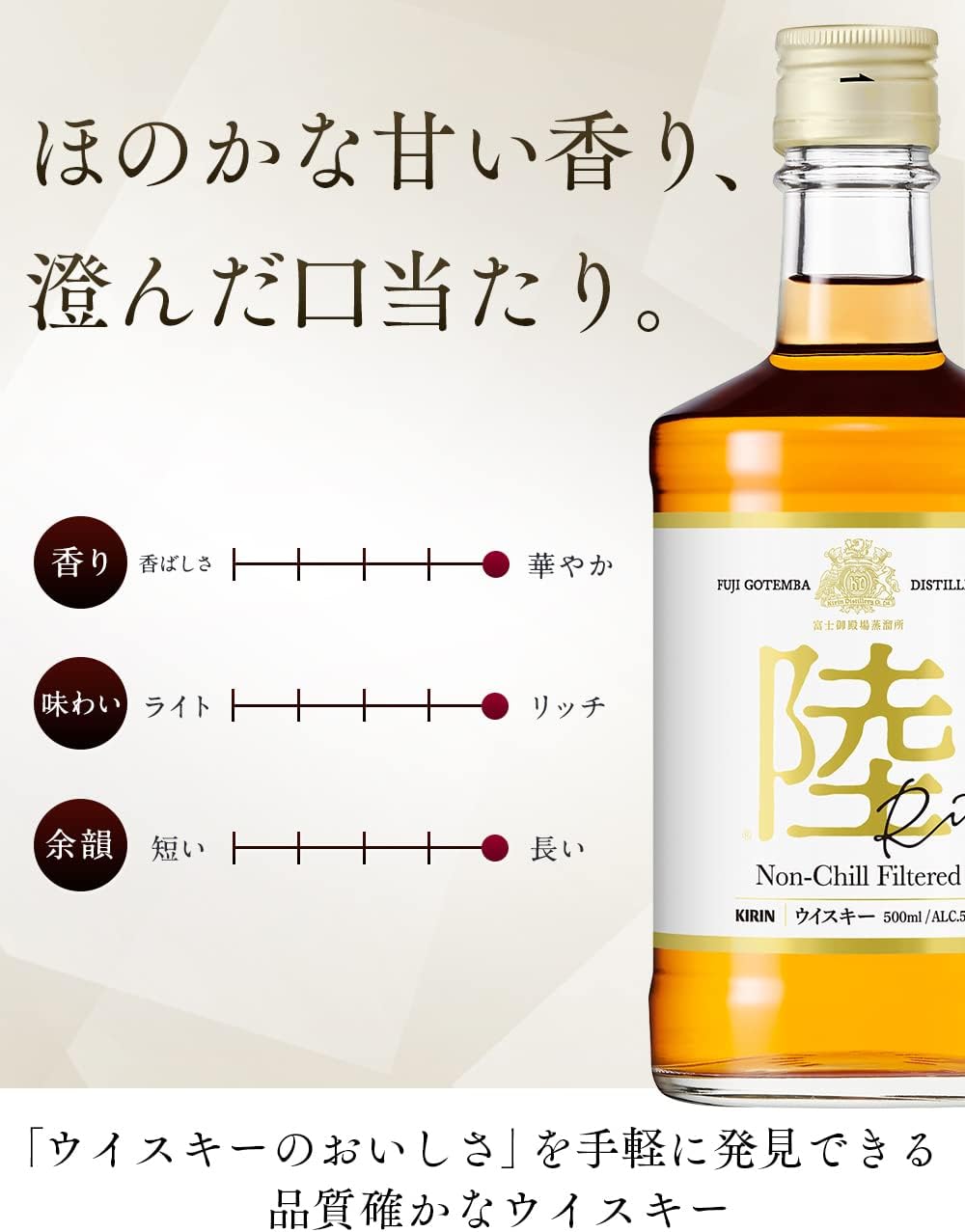 大容量 陸 キリン ウイスキー 4000ml