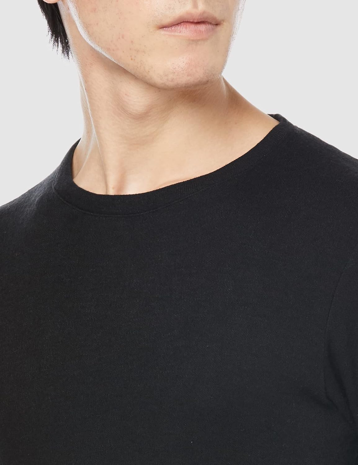 防寒着 メンズロングTシャツ フリース素材 起毛 厚手 うれしい暖かさ