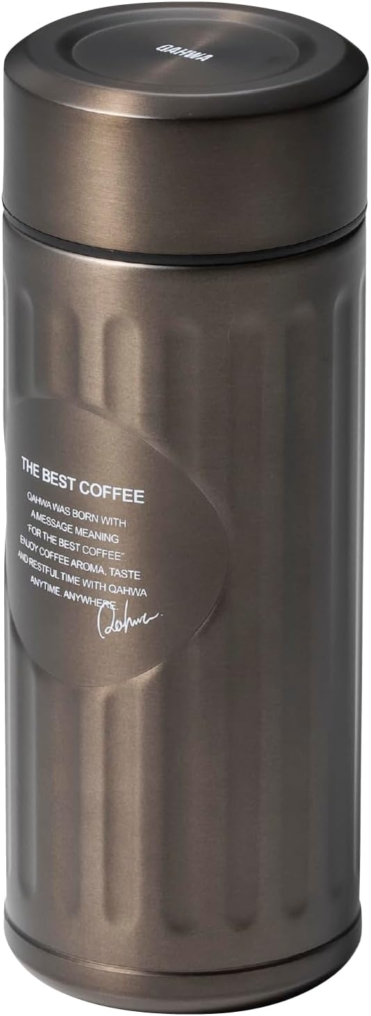抗菌仕様 真空2層構造 420ml カフア コーヒーボトル グラファイトグレー